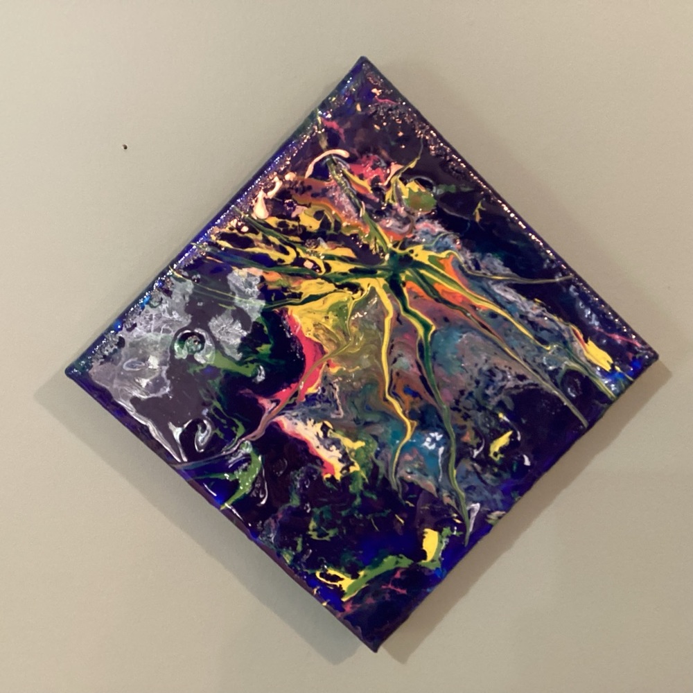 Abstract Multicolor Canvas Art